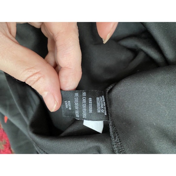 Torrid Hummingbird Skirt chiffon Leather Studded Black Plus Women 20 Bird - Picture 12 of 14